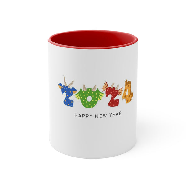 2024 Happy New Year's Ceramic 11 0z Mug