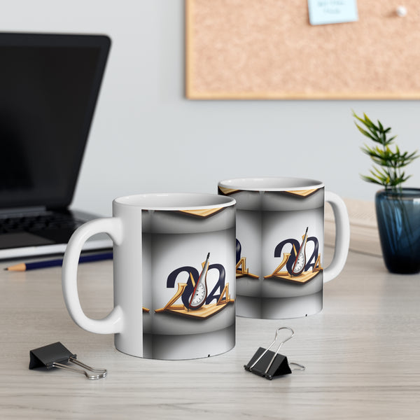 2024 Happy New Year's Ceramic 11 0z Mug