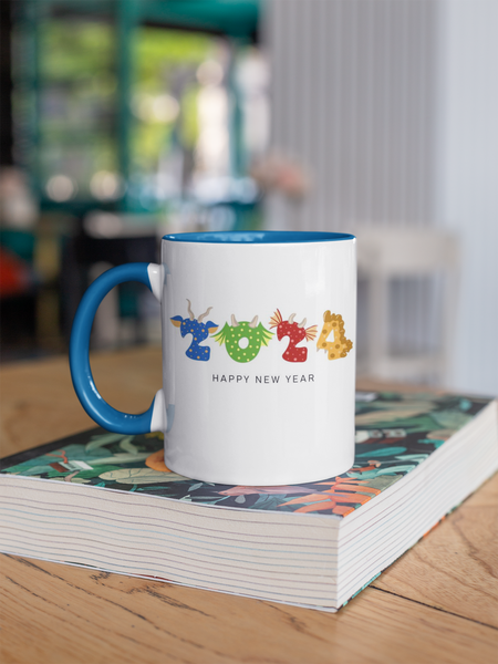 2024 Happy New Year's Ceramic 11 0z Mug